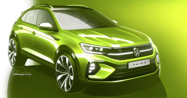 2021 Volkswagen Taigo compact crossover to debut soon – based on Nivus, 1.0L 3-cyl turbo; Europe only?
