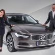 Next Volvo S90 rendered by Theophilus Chin – shape from current sedan, surfacing from Concept Recharge