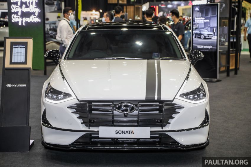 Hyundai Sonata Bob G Edition on display at ACE 2021 – black decals, 19-inch wheels, no change in price 1283071