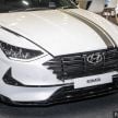 Hyundai Sonata Bob G Edition on display at ACE 2021 – black decals, 19-inch wheels, no change in price