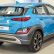 Hyundai Kona facelift launched in Malaysia – 2.0L NA CVT only, Active now with AEB, RM120k to RM137k