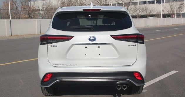 Toyota Crown Kluger SUV sighted in homologation documents; 2.5L hybrid powertrain for China market