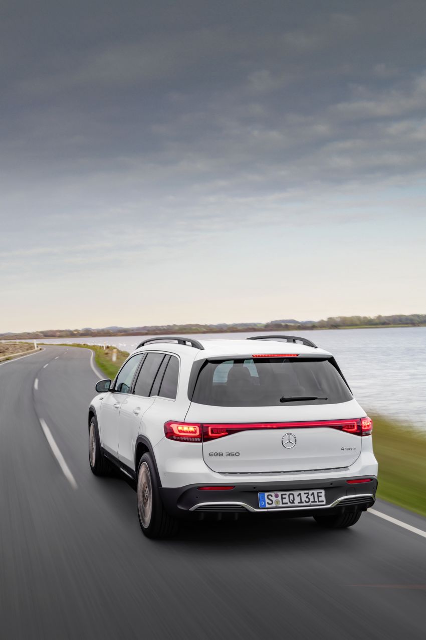 Mercedes EQB debuts  – 288 hp, 419 km range; 100 kW DC charging from 10% to 80% in just over 30 minutes 1283251