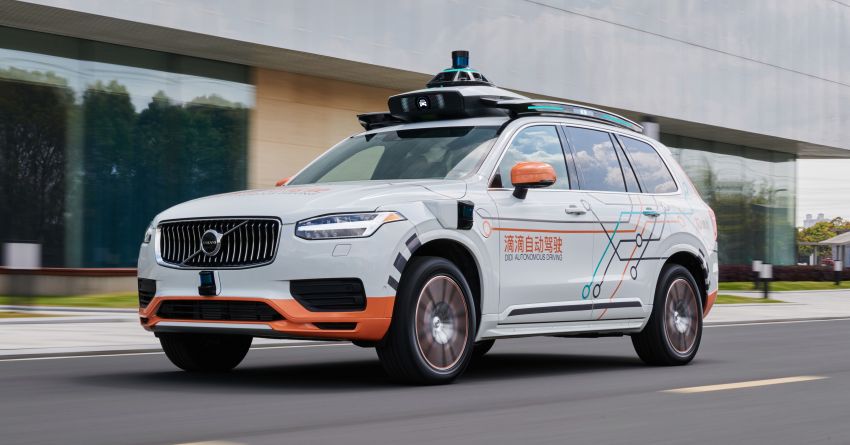 Volvo partners with DiDi Autonomous Driving for self-driving test vehicles; aims to expand fleet in China, US 1284390