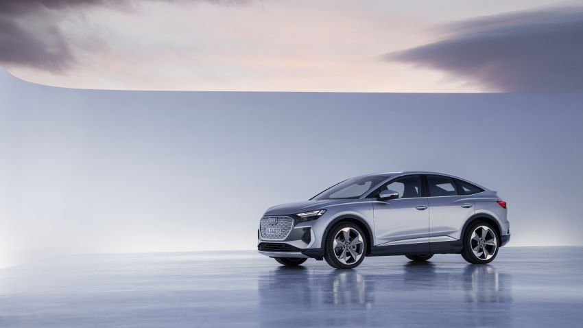 2021 Audi Q4 e-tron, Q4 Sportback e-tron debut – three powertrain variants, 299 PS & 460 Nm; 520 km range 1279883
