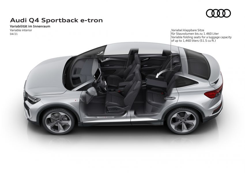 Audi Q4 e-tron, Q4 Sportback e-tron diperkenalkan – tiga varian penjana kuasa, jarak hingga 520 km, 299 PS 1281528