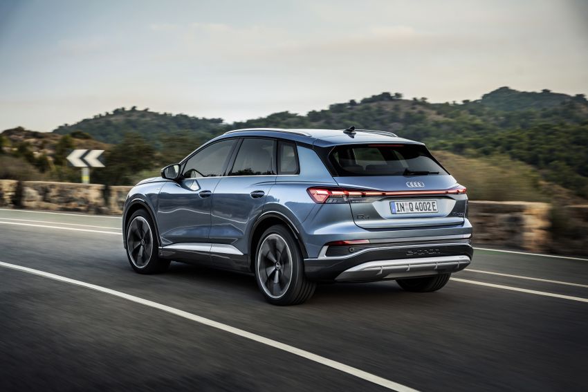 2021 Audi Q4 e-tron, Q4 Sportback e-tron debut – three powertrain variants, 299 PS & 460 Nm; 520 km range 1279976