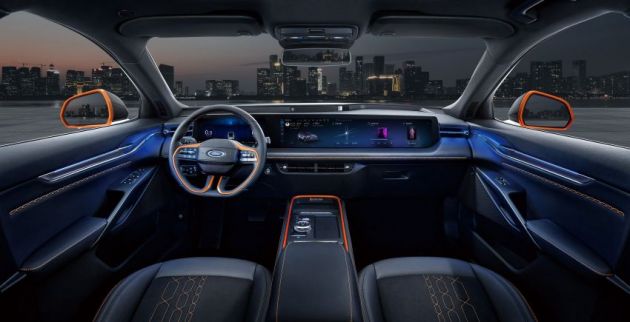Ford Evos buat penampilan di Auto Shanghai 2021 — semi-autonomous Tahap 2, skrin lebar 1.1 meter