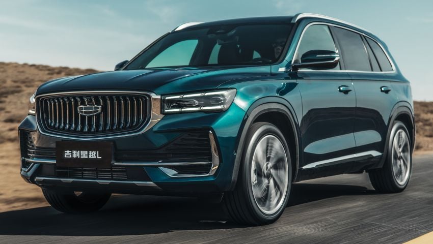 Geely Xingyue L perincian baru — enjin 2.0L turbo, 238 PS/350 Nm, AWD, 0-100 km/j 7.7 saat, Emerald Blue 1273669