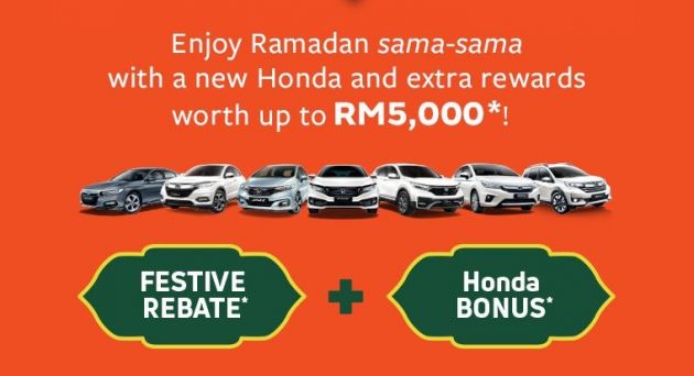 Honda’s Sama-Sama Rewards – up to RM5k off in April