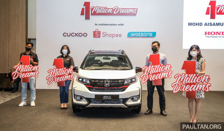 Honda 1 Million Dreams – Tiga pemenang diumumkan dengan kerjasama Cuckoo, Shopee dan Watsons 1277848