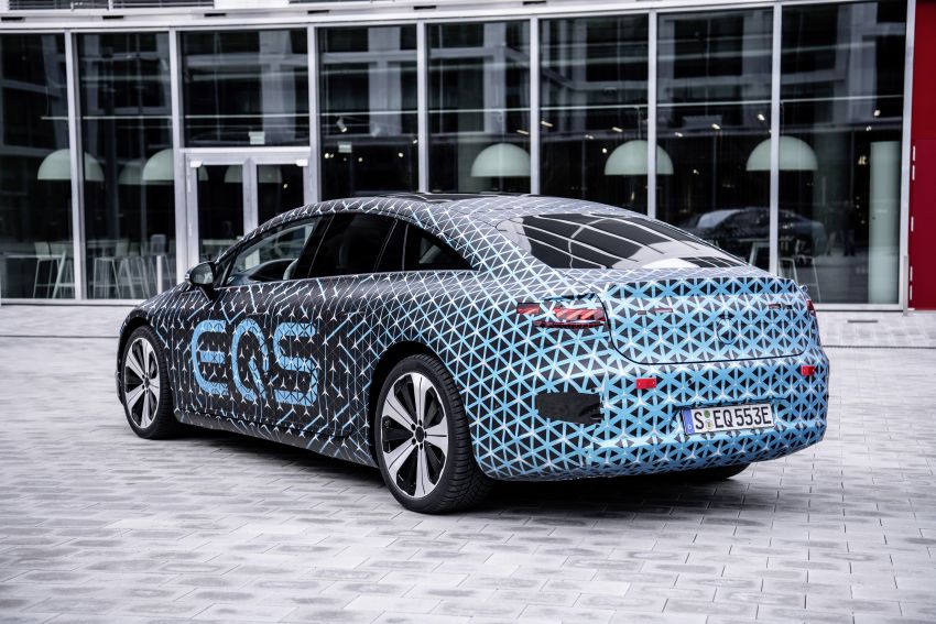 Mercedes-Benz EQS detailed – up to 523 PS, 855 Nm, 107.8 kWh battery, 770 km of range, reveal next week 1273670