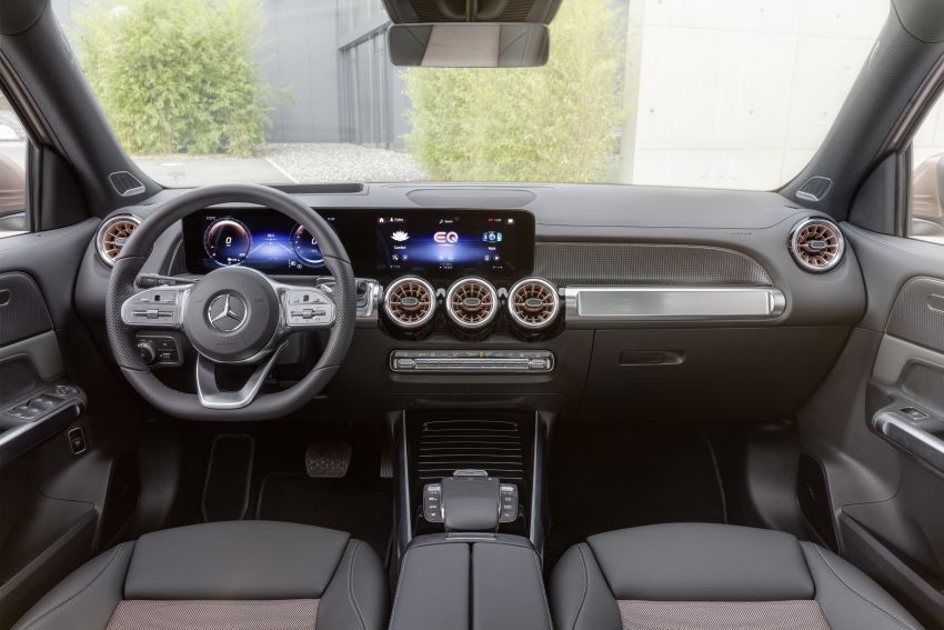 Mercedes EQB buat penampilan sulung — 288 hp, 419 km jarak, cas 100 kW DC 10%-80% dalam 30 minit 1283793