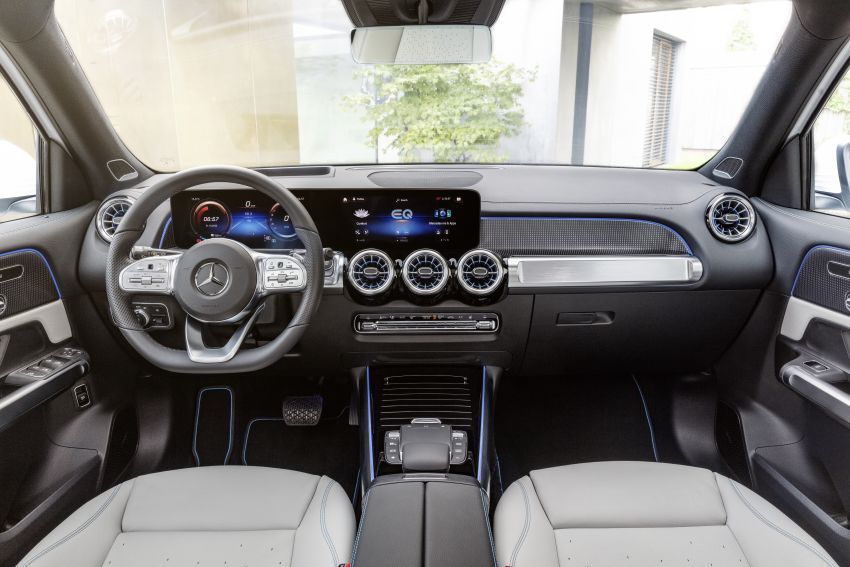 Mercedes EQB buat penampilan sulung — 288 hp, 419 km jarak, cas 100 kW DC 10%-80% dalam 30 minit 1283813