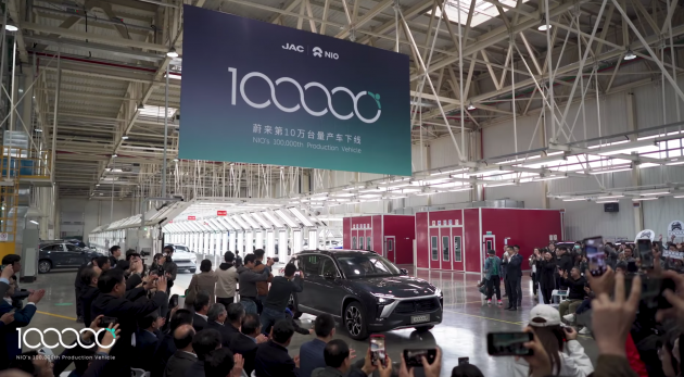 China’s EV specialist Nio reaches 100k units milestone