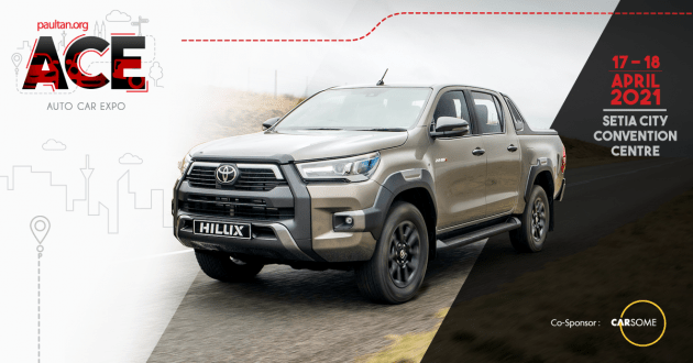 ACE 2021: Penjimatan sehingga RM3,585 bila anda membeli Toyota Hilux, tambahan baucar RM2,550