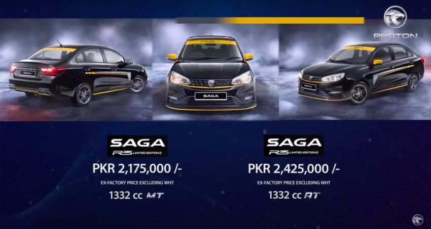 Proton Saga dilancarkan di Pakistan – ada varian R3 1.3L transmisi manual, bermula RM54k hingga RM66k 1273446