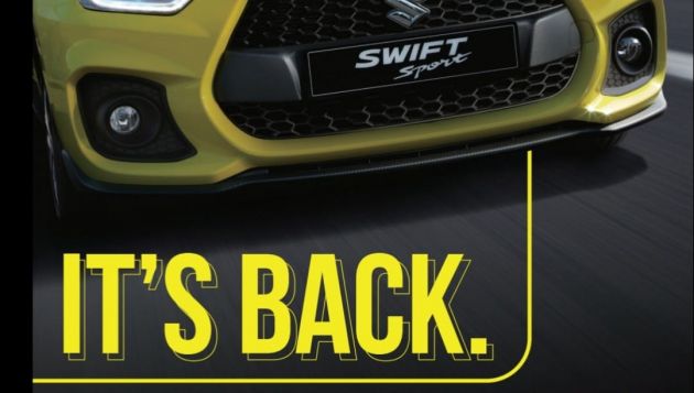 2021 Suzuki Swift Sport open for booking in Malaysia – 1.4L Boosterjet turbo, 140 PS & 230 Nm; est RM145k?