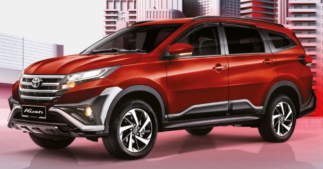 Toyota Rush now available in Red Metallic, same price