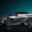 Toyota bZ4X Concept – RAV4-sized electric SUV developed with Subaru, yoke steering, coming 2022