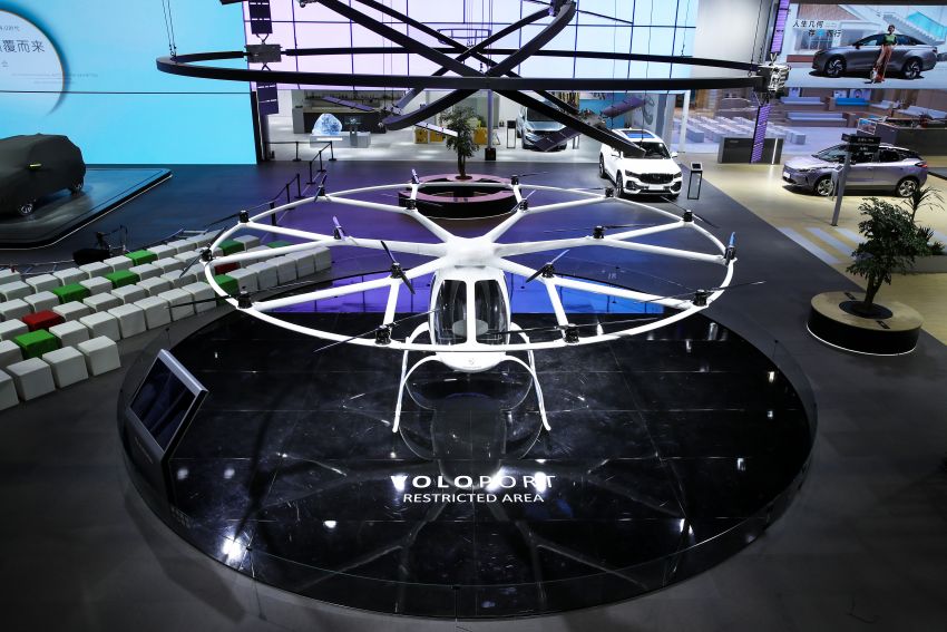 Volocopter, Geely display the 2X electric air taxi in Shanghai – UAM service to be rolled out in China soon 1283889