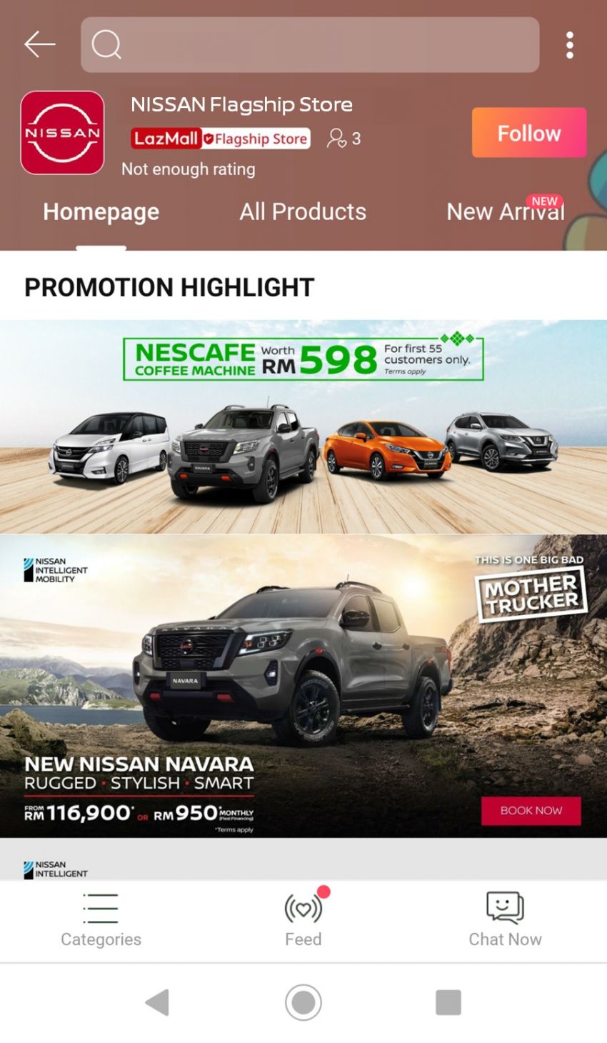ETCM launches Nissan Flagship Store on Lazada, first 55 customers get free Nescafe machine worth RM598 Image #1290741