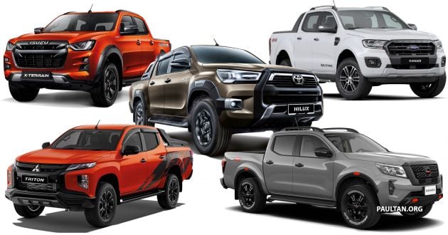 2021 Toyota Hilux vs Isuzu D-Max vs Mitsubishi Triton vs Ford Ranger vs Nissan Navara – pick-ups compared