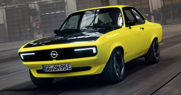 Opel Manta G Se ElektroMOD – model ikonik sentuhan restomod, dijana motor elektrik 147 PS/225 Nm