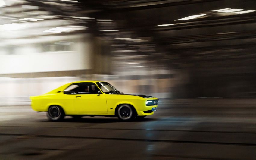 Opel Manta G Se ElektroMOD – iconic RWD sports car restomodded with 147 PS e-motor and 31 kWh battery 1295919