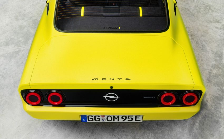 Opel Manta G Se ElektroMOD – iconic RWD sports car restomodded with 147 PS e-motor and 31 kWh battery 1295921