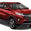 2021 Perodua Aruz – SUV updated with new Passion Red paint, integrated side steps and auto-lock function