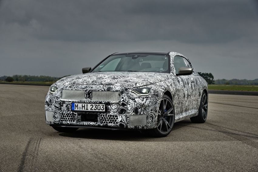 2022 BMW 2 Series Coupe officially teased before debut – M240i xDrive to lead variant range with 374 PS 1294299