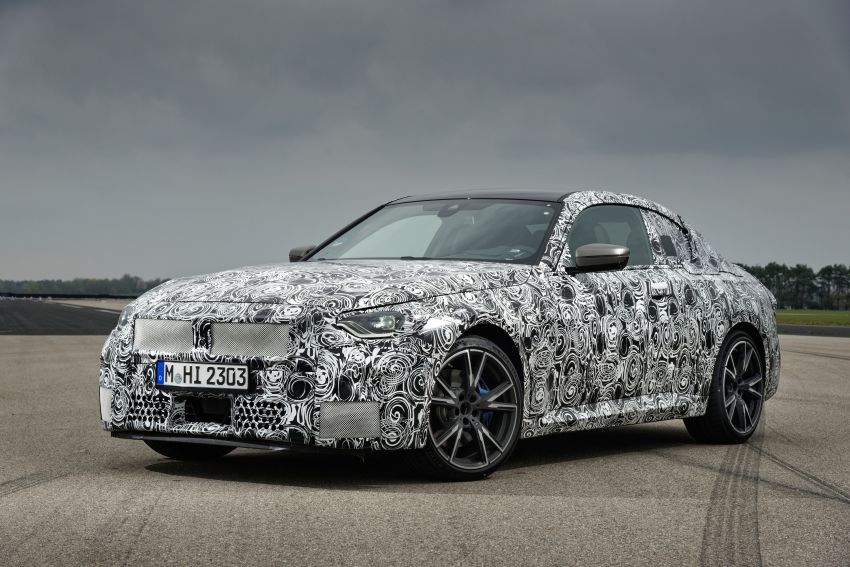 2022 BMW 2 Series Coupe officially teased before debut – M240i xDrive to lead variant range with 374 PS 1294302