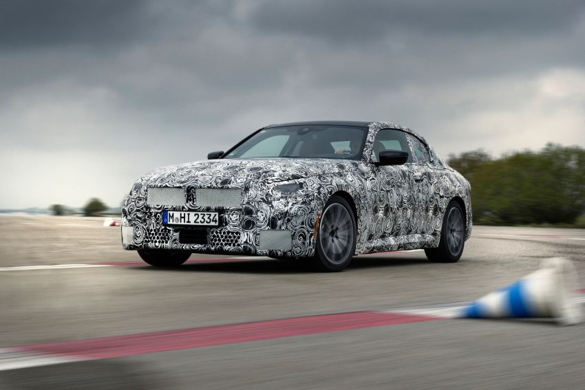 2022 BMW 2 Series Coupe officially teased before debut – M240i xDrive to lead variant range with 374 PS 1294206