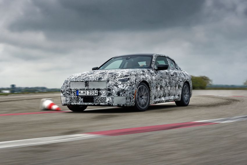 2022 BMW 2 Series Coupe officially teased before debut – M240i xDrive to lead variant range with 374 PS 1294214