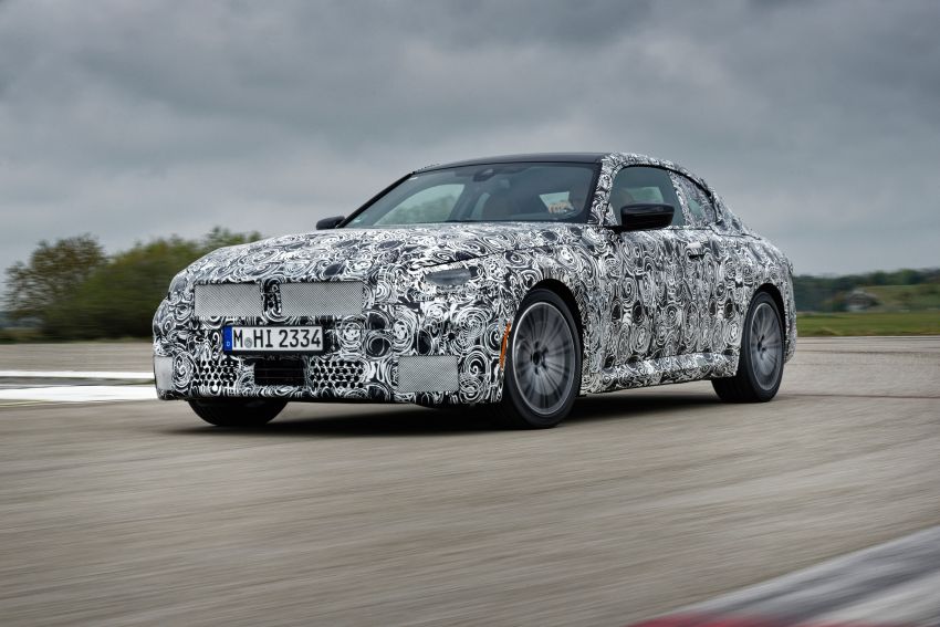 2022 BMW 2 Series Coupe officially teased before debut – M240i xDrive to lead variant range with 374 PS 1294216