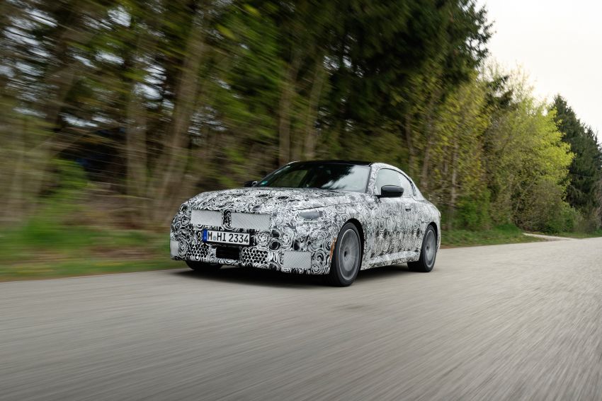 2022 BMW 2 Series Coupe officially teased before debut – M240i xDrive to lead variant range with 374 PS 1294227