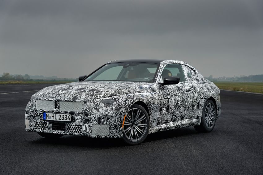 2022 BMW 2 Series Coupe officially teased before debut – M240i xDrive to lead variant range with 374 PS Image #1294242