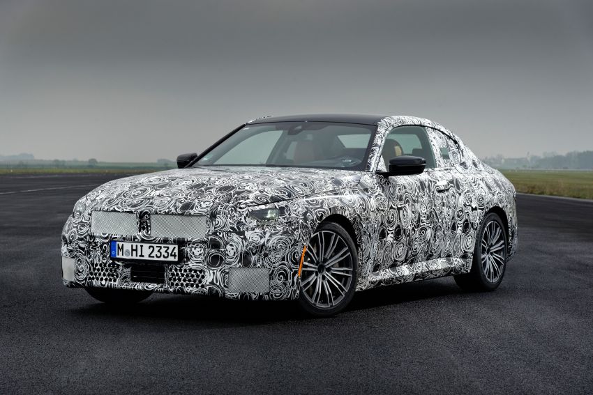 2022 BMW 2 Series Coupe officially teased before debut – M240i xDrive to lead variant range with 374 PS Image #1294243