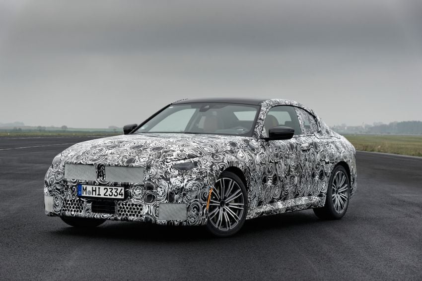2022 BMW 2 Series Coupe officially teased before debut – M240i xDrive to lead variant range with 374 PS 1294244