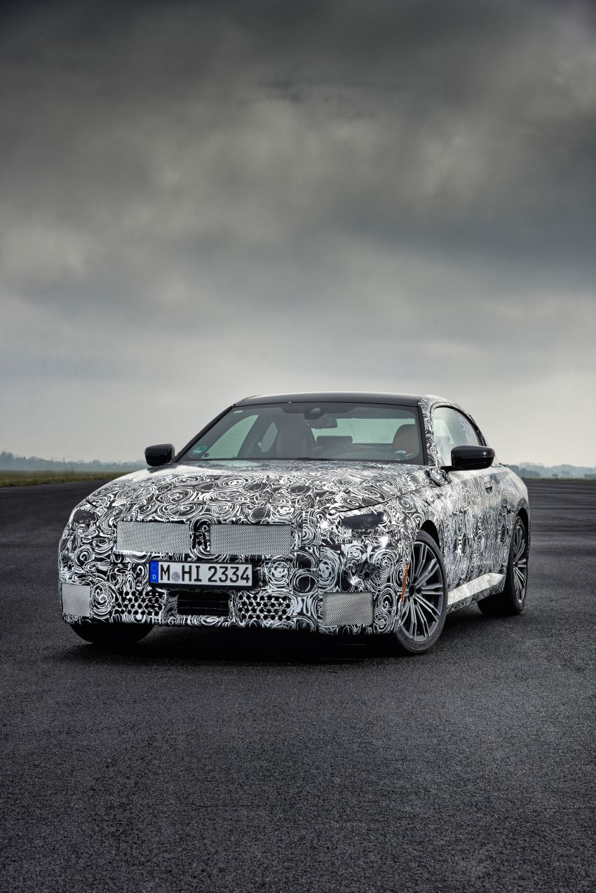 2022 BMW 2 Series Coupe officially teased before debut – M240i xDrive to lead variant range with 374 PS 1294245