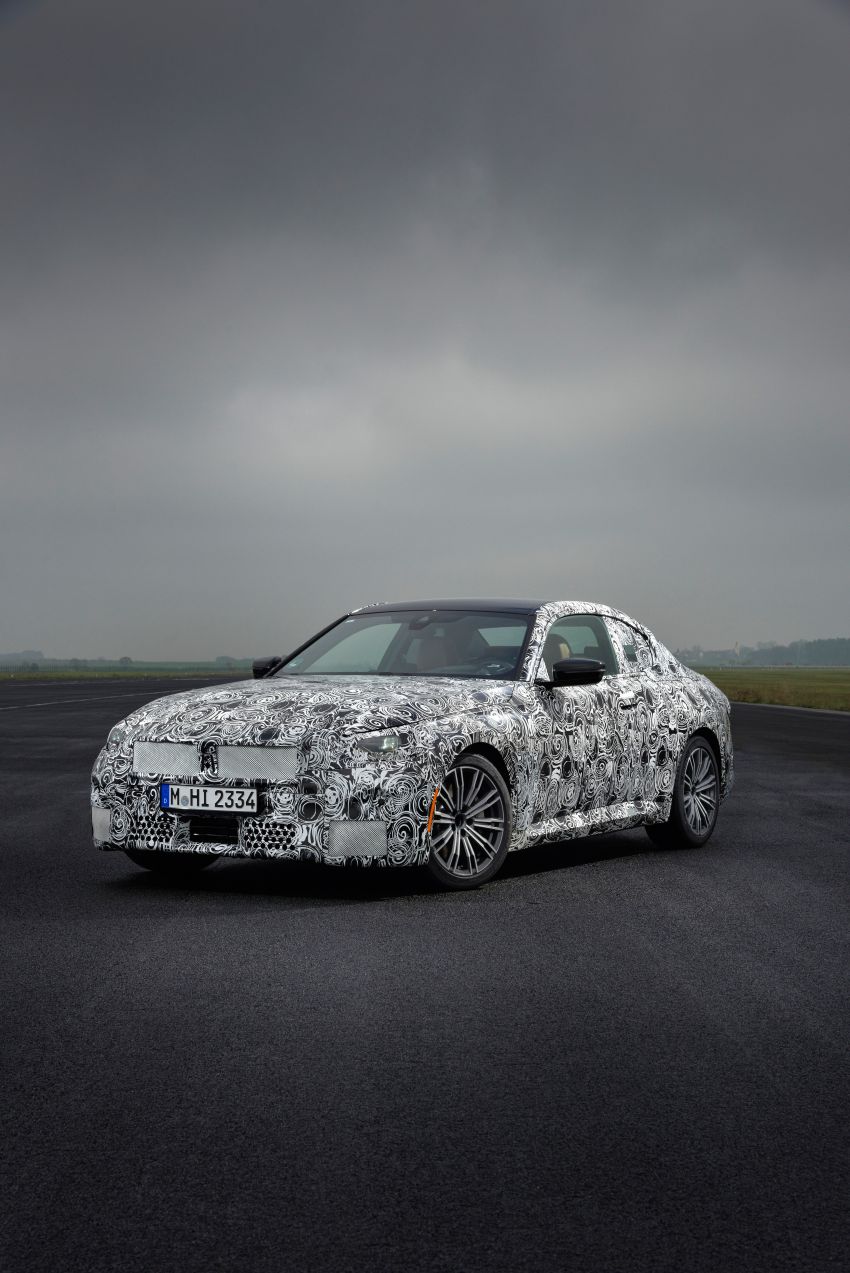 2022 BMW 2 Series Coupe officially teased before debut – M240i xDrive to lead variant range with 374 PS 1294246