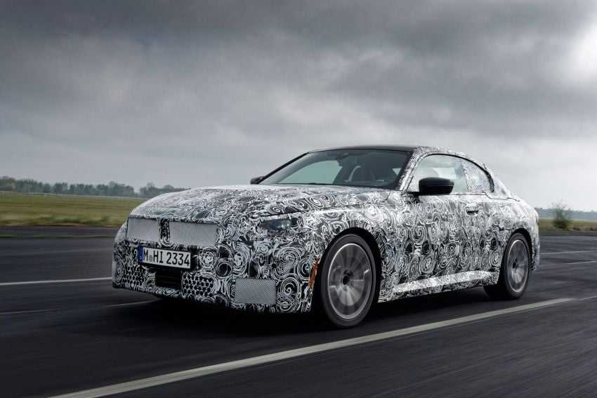 2022 BMW 2 Series Coupe officially teased before debut – M240i xDrive to lead variant range with 374 PS 1294199
