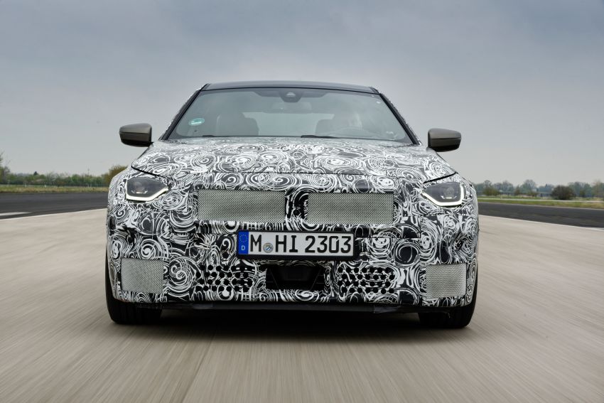 2022 BMW 2 Series Coupe officially teased before debut – M240i xDrive to lead variant range with 374 PS 1294256