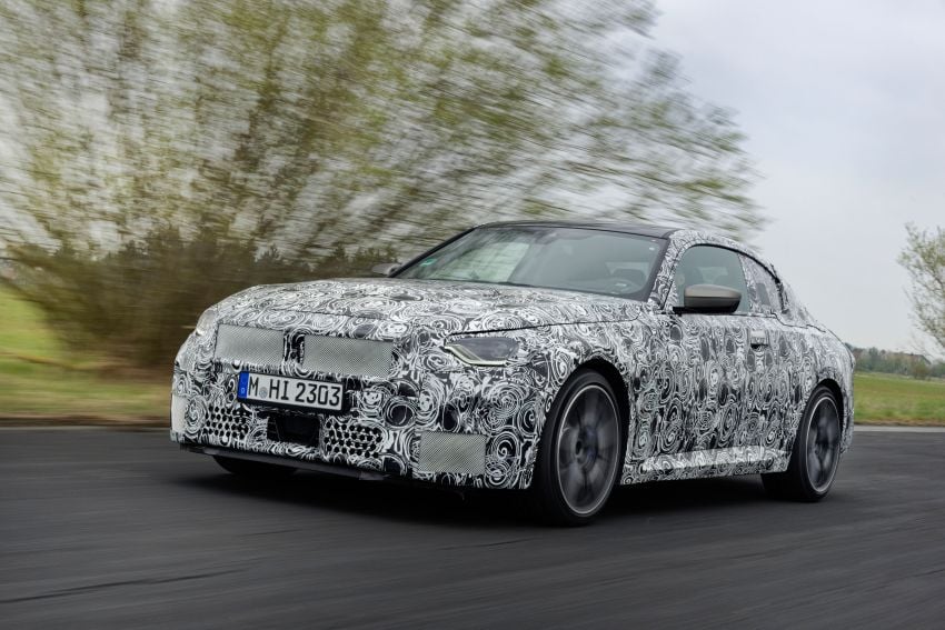 2022 BMW 2 Series Coupe officially teased before debut – M240i xDrive to lead variant range with 374 PS 1294261