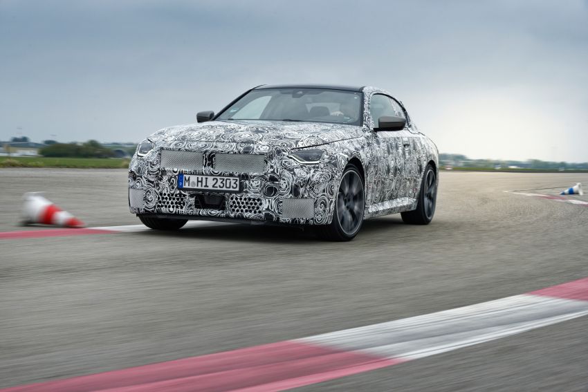 2022 BMW 2 Series Coupe officially teased before debut – M240i xDrive to lead variant range with 374 PS 1294279