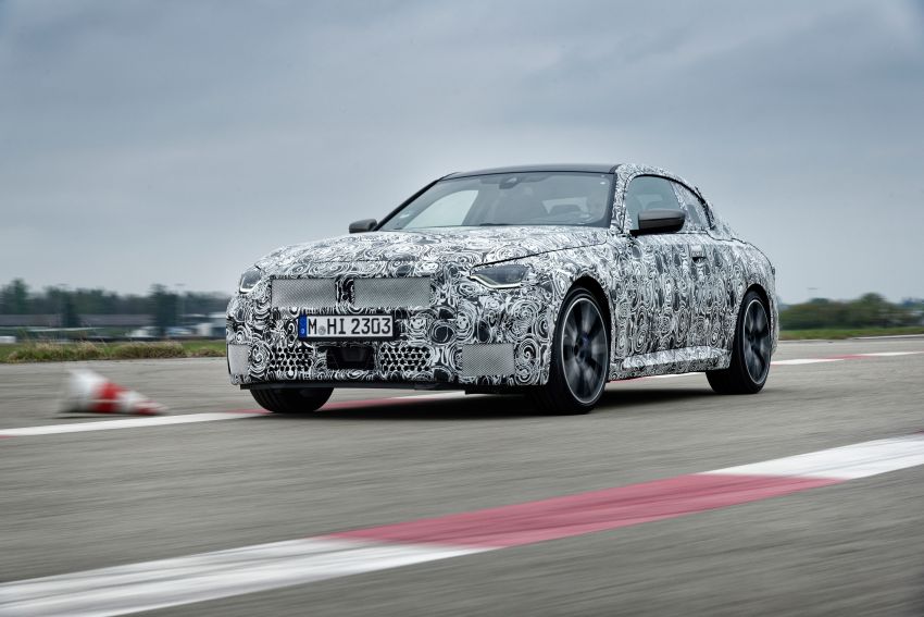 2022 BMW 2 Series Coupe officially teased before debut – M240i xDrive to lead variant range with 374 PS 1294282