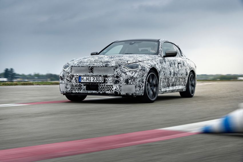2022 BMW 2 Series Coupe officially teased before debut – M240i xDrive to lead variant range with 374 PS 1294283