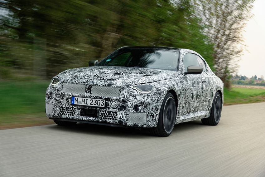 2022 BMW 2 Series Coupe officially teased before debut – M240i xDrive to lead variant range with 374 PS 1294293