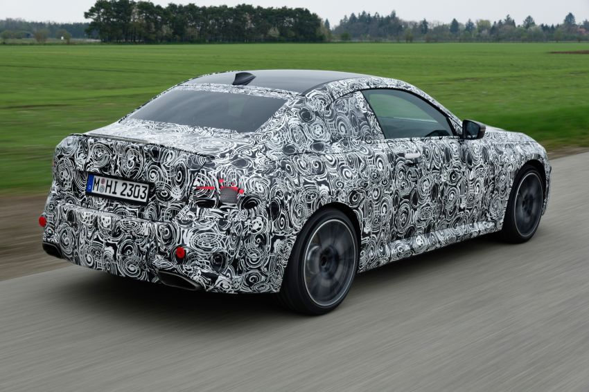 2022 BMW 2 Series Coupe officially teased before debut – M240i xDrive to lead variant range with 374 PS 1294296